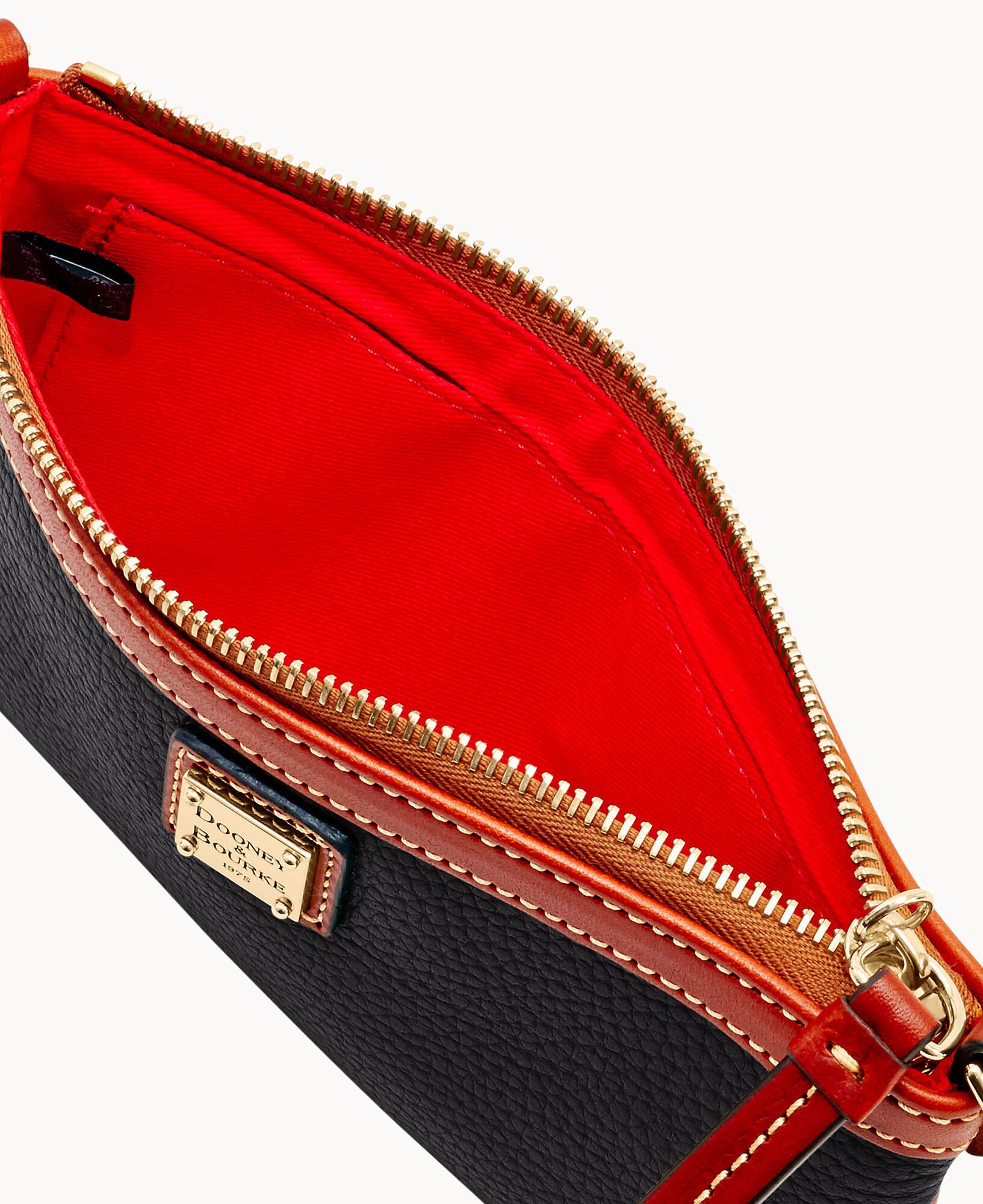 Pebble Grain Large Slim Wristlet - Image 15