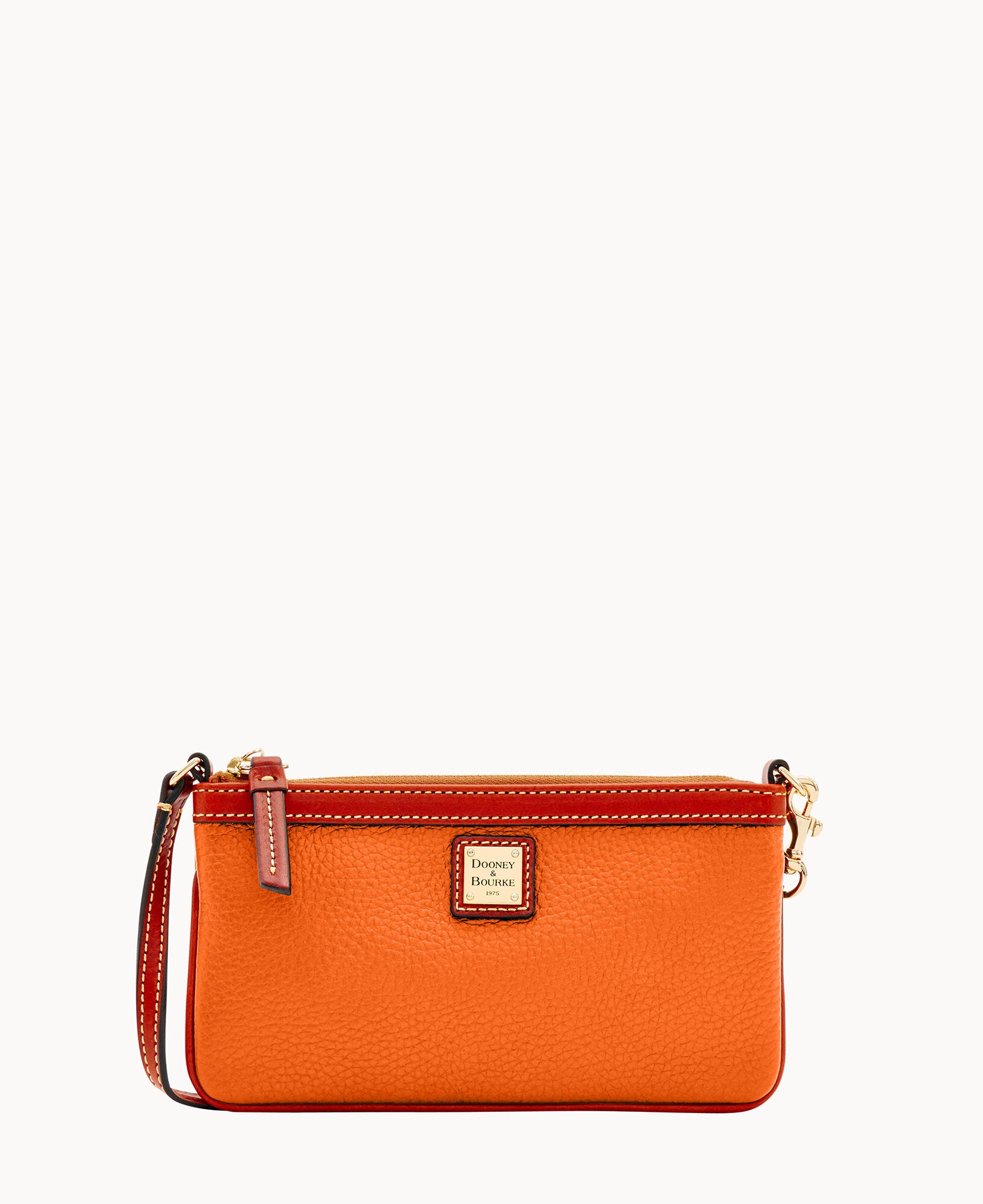 Pebble Grain Large Slim Wristlet - Image 30