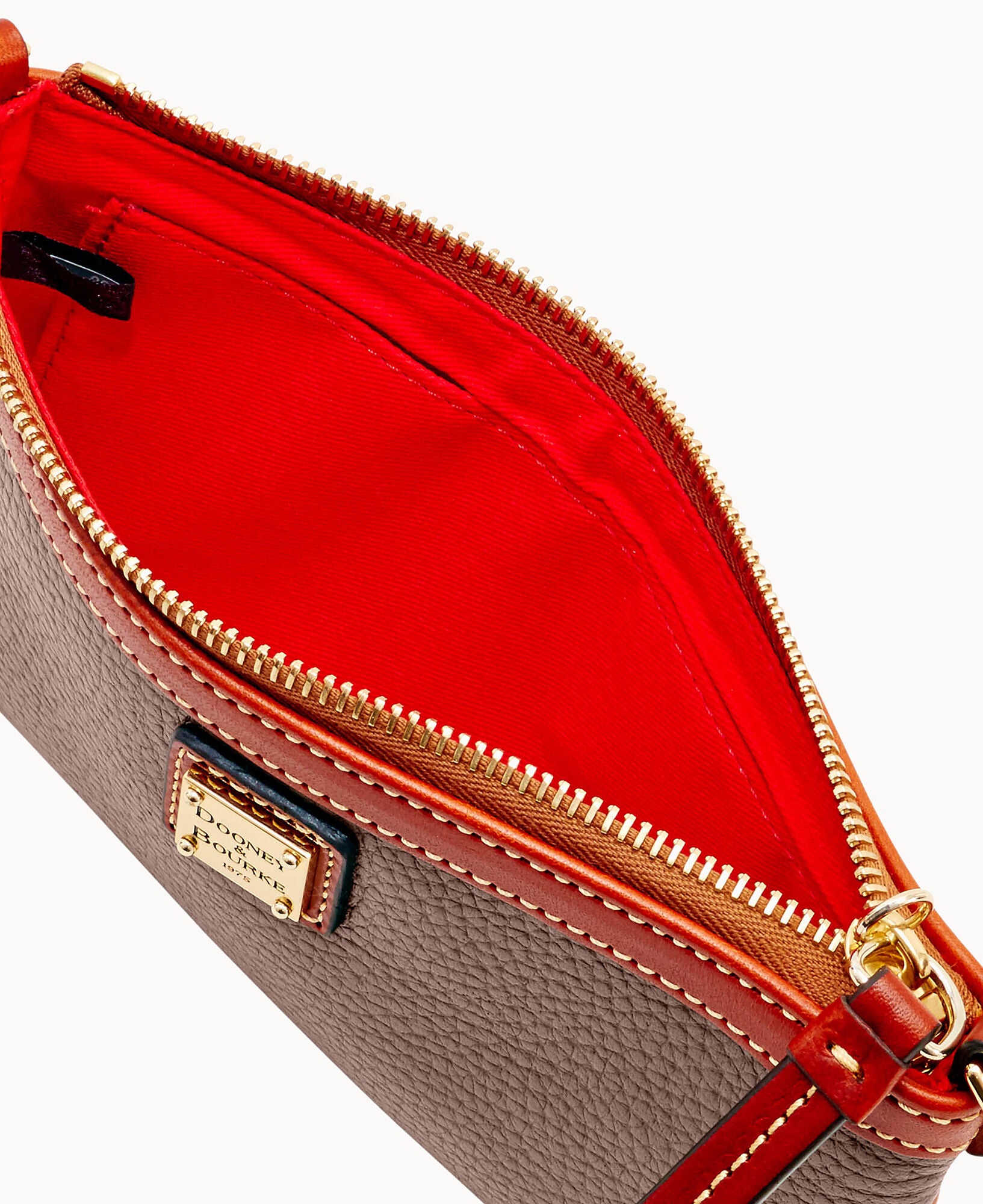 Pebble Grain Large Slim Wristlet - Image 20