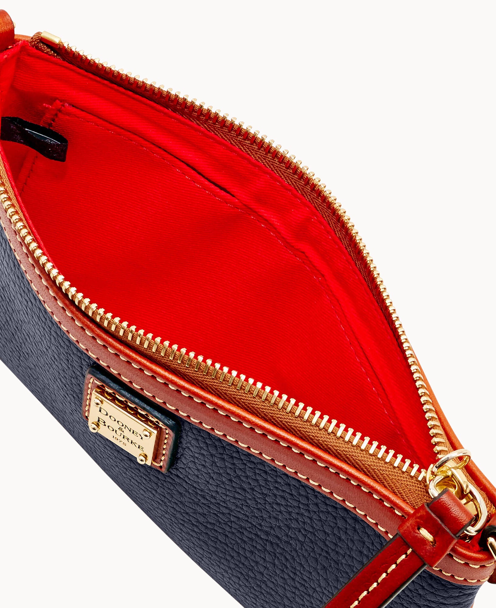 Pebble Grain Large Slim Wristlet - Image 6