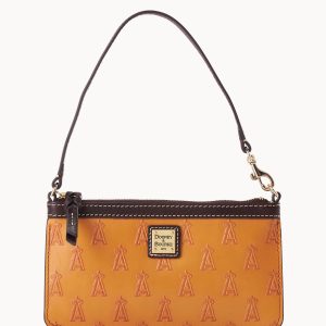 MLB Angels Large Slim Wristlet