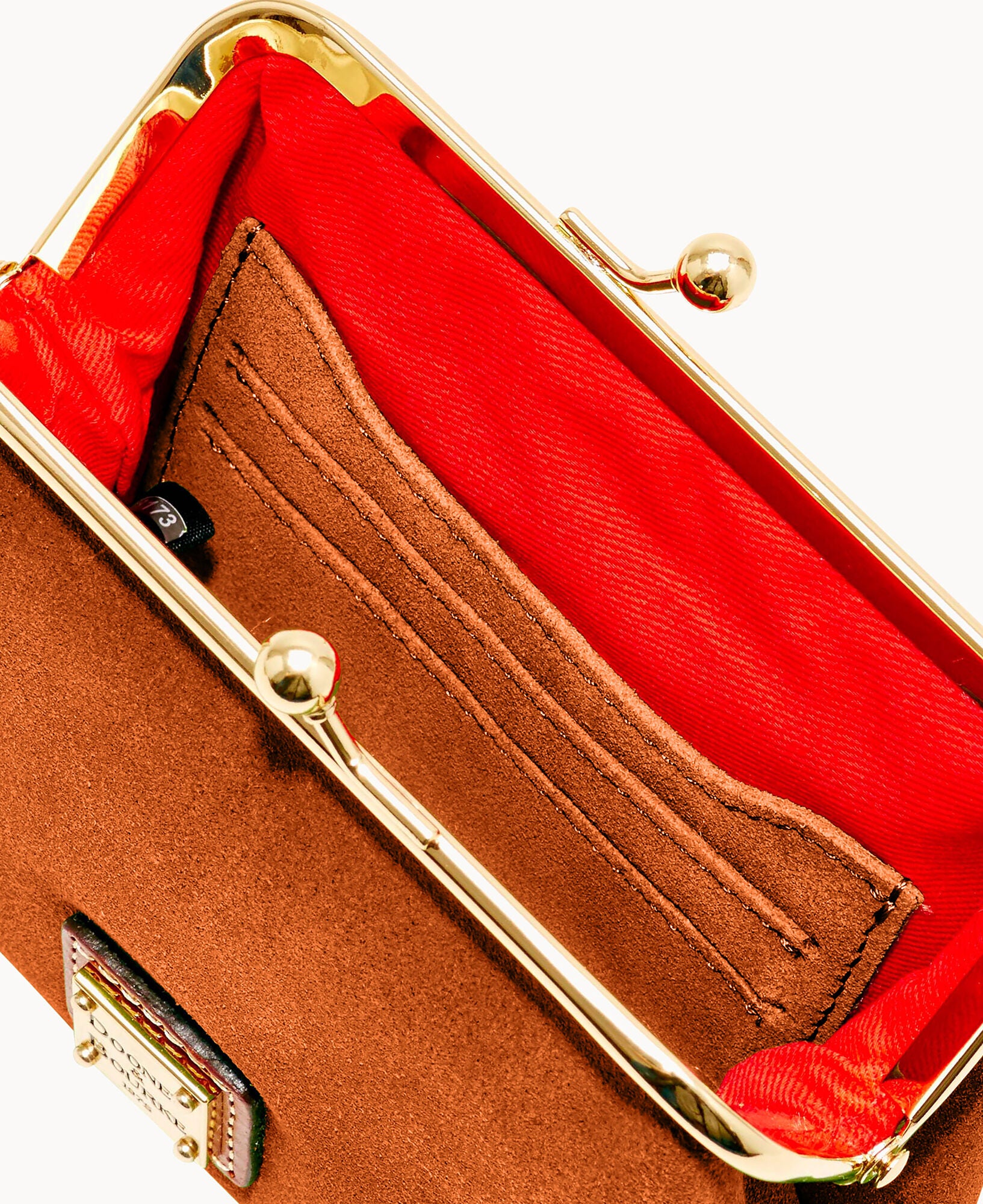 Suede Large Framed Purse - Image 21