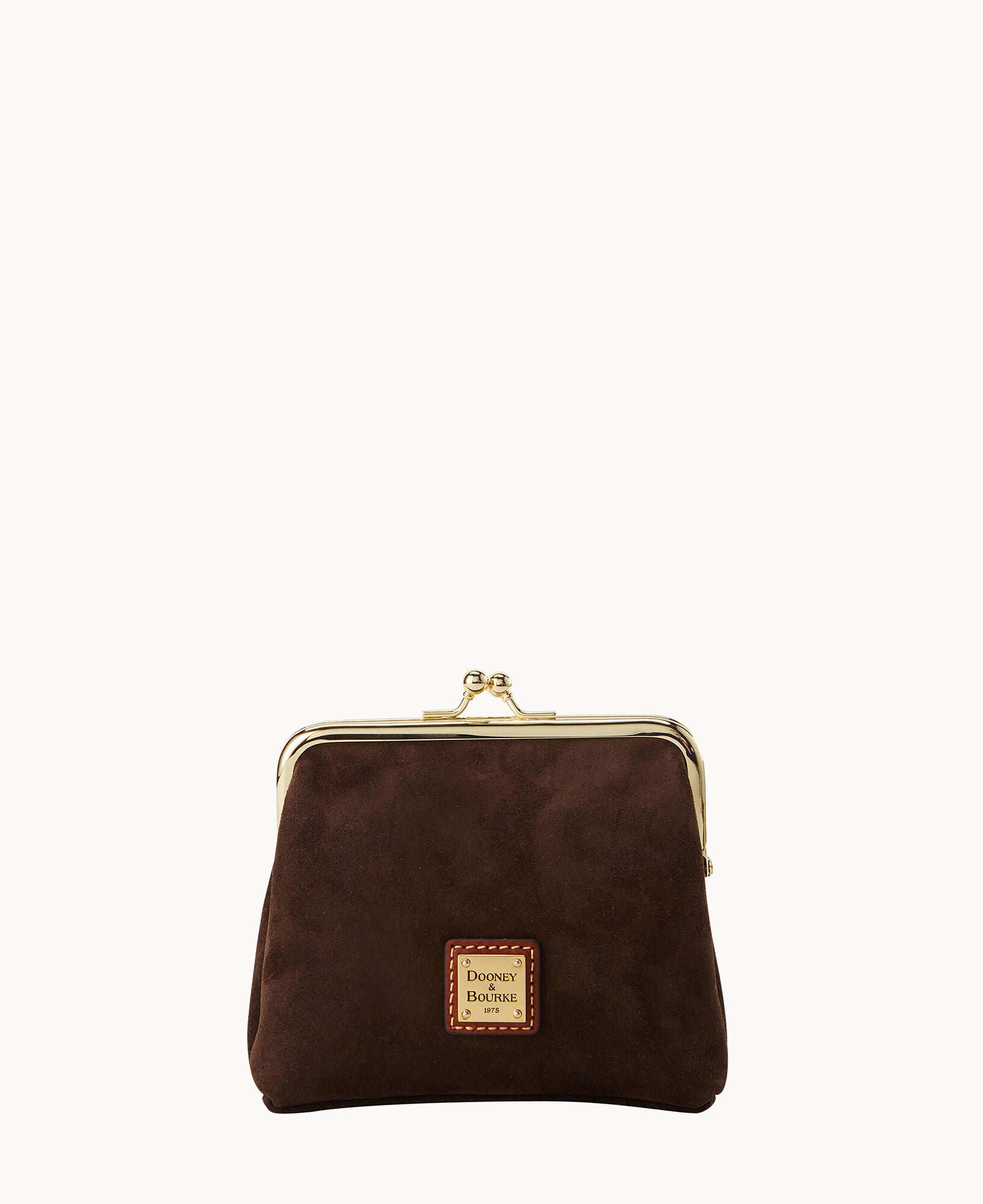 Suede Large Framed Purse - Image 11