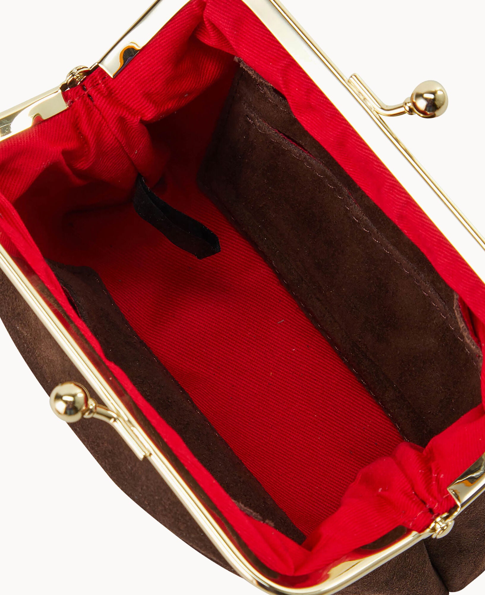 Suede Large Framed Purse - Image 13