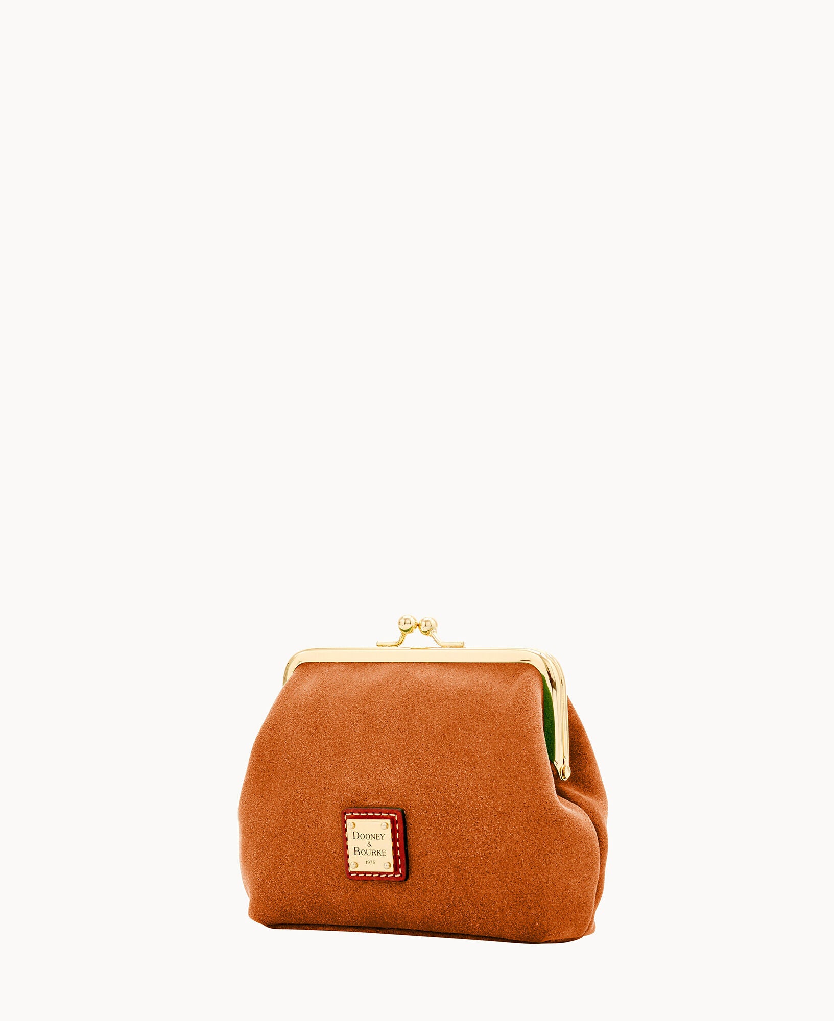 Suede Large Framed Purse - Image 9