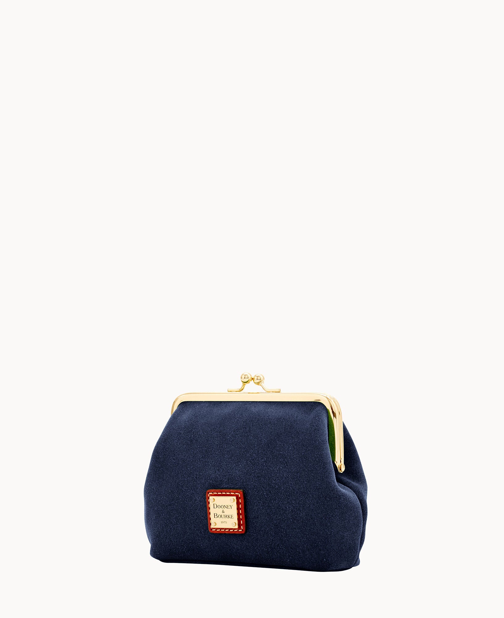 Suede Large Framed Purse - Image 2
