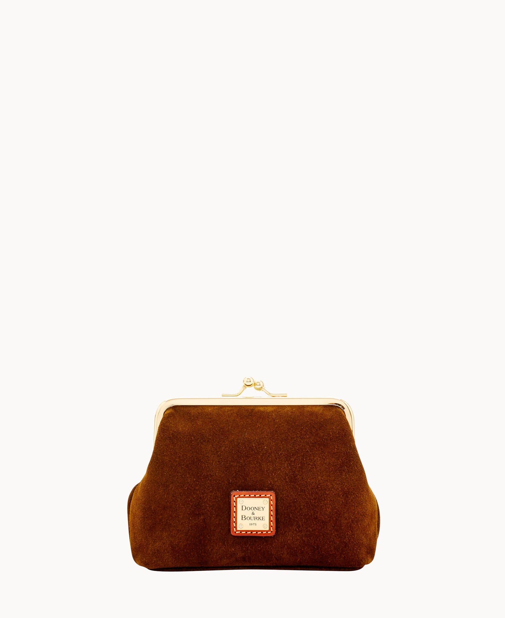 Suede Large Framed Purse - Image 3