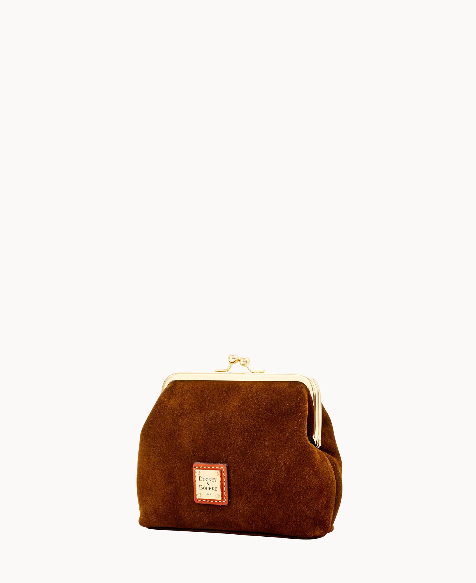 Suede Large Framed Purse - Image 4