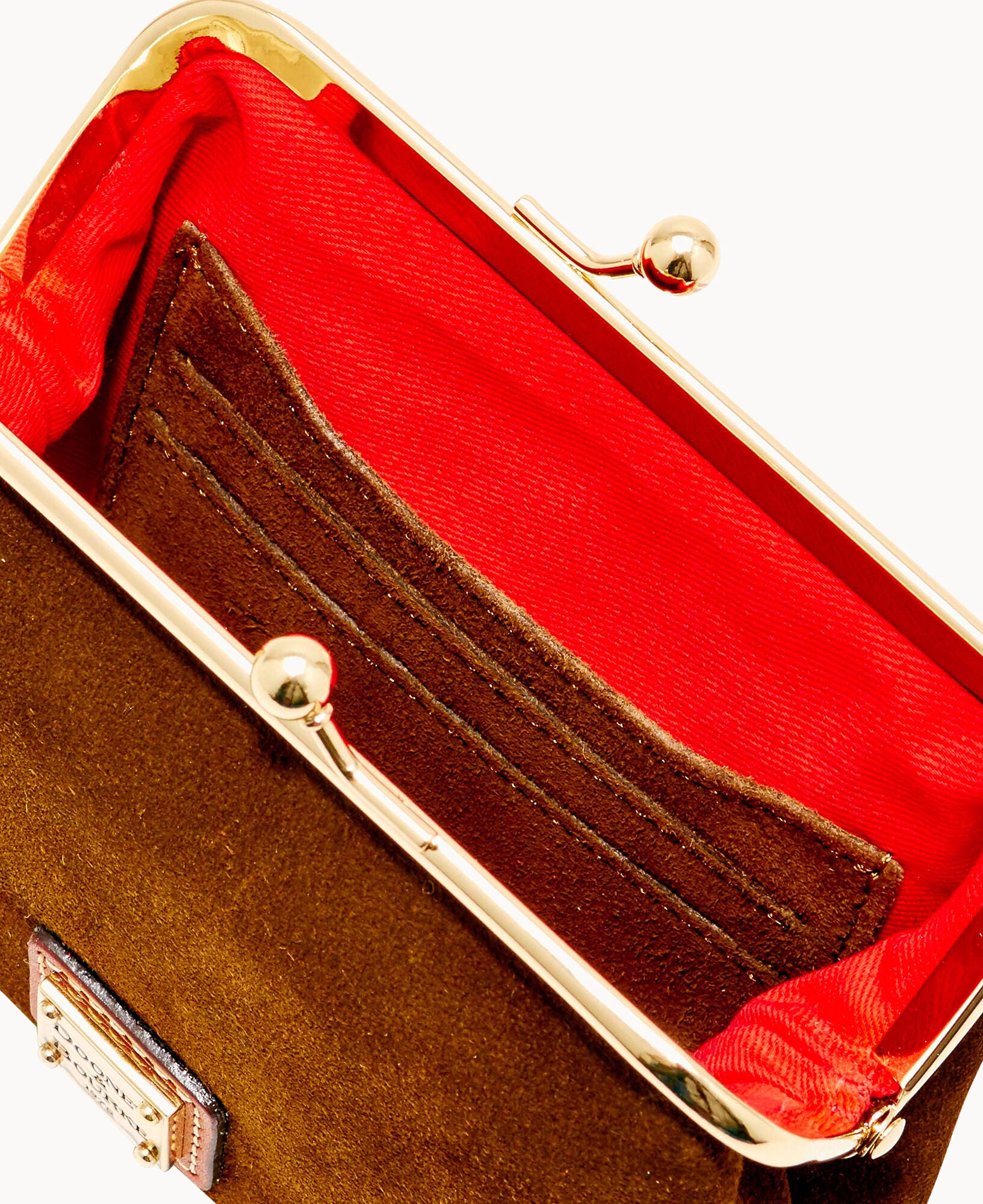 Suede Large Framed Purse - Image 5