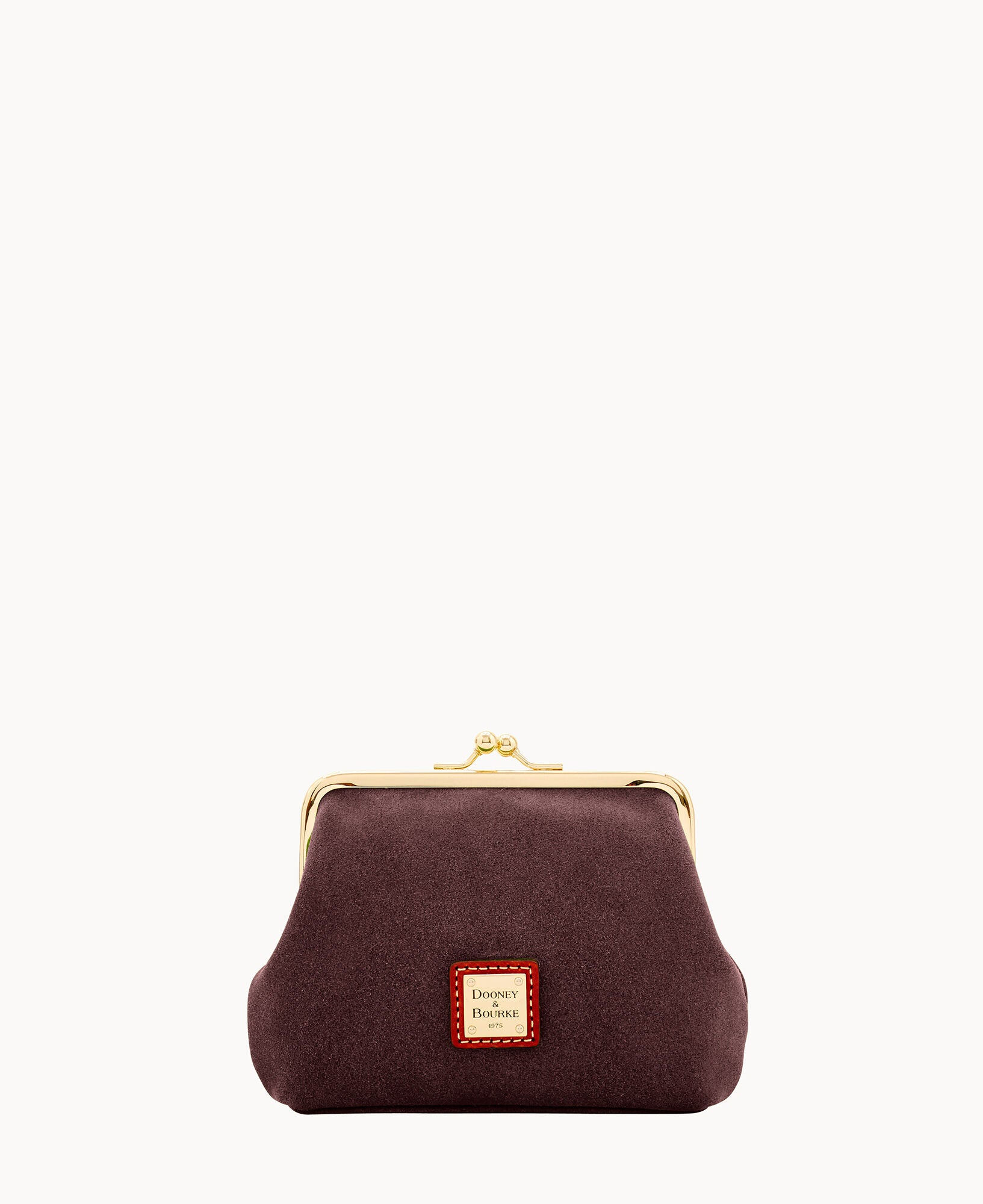 Suede Large Framed Purse - Image 6