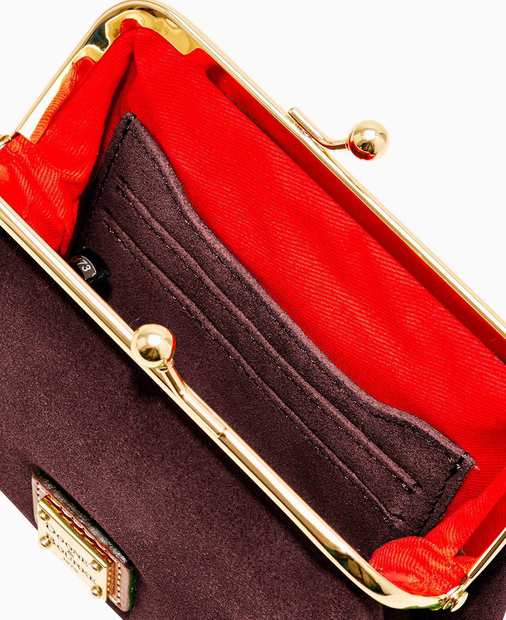 Suede Large Framed Purse - Image 7